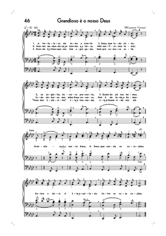 Hinário CCB  score for Organ