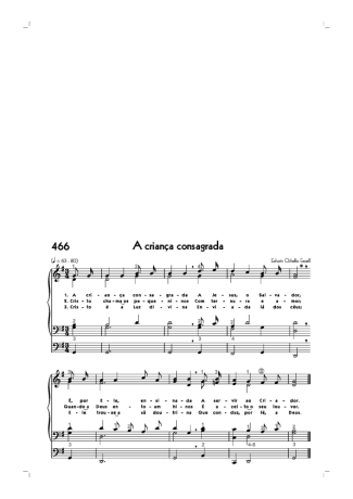 Hinário CCB  score for Organ