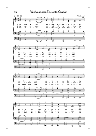 Hinário CCB  score for Organ