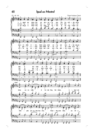 Hinário CCB  score for Organ