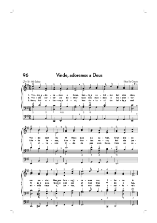 Hinário CCB  score for Organ