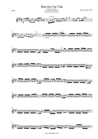 Hinário CCB  score for Flute