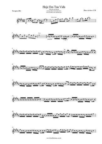 Hinário CCB  score for Trumpet