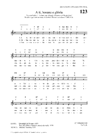 Hinário Para o Culto Cristão  score for Keyboard