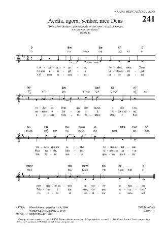 Hinário Para o Culto Cristão  score for Keyboard