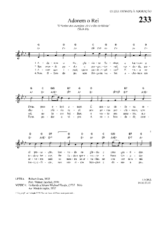 Hinário Para o Culto Cristão  score for Keyboard