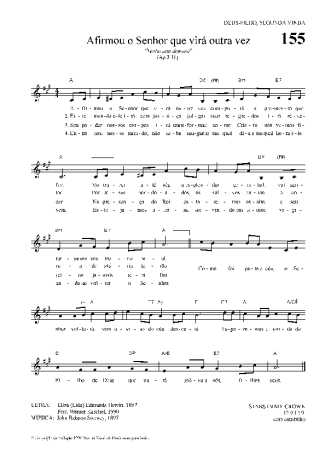 Hinário Para o Culto Cristão  score for Keyboard