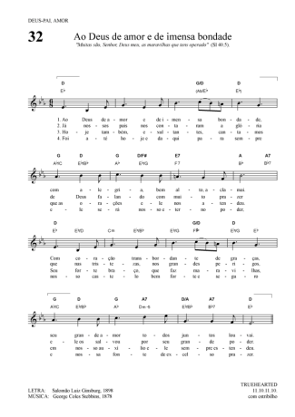 Hinário Para o Culto Cristão  score for Keyboard