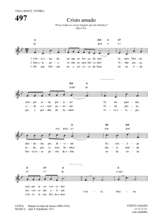 Hinário Para o Culto Cristão  score for Keyboard