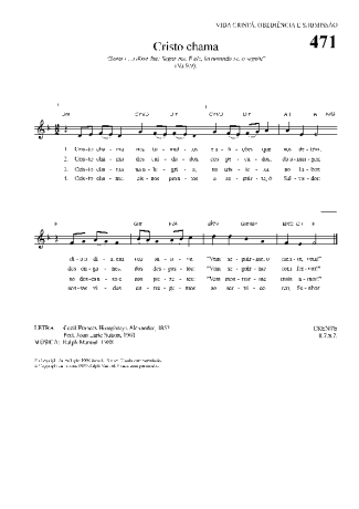 Hinário Para o Culto Cristão  score for Keyboard