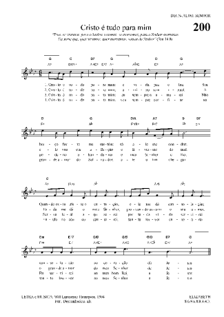 Hinário Para o Culto Cristão  score for Keyboard