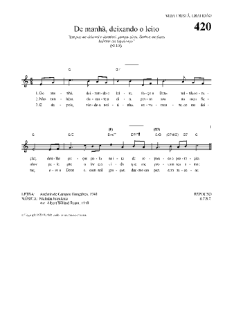 Hinário Para o Culto Cristão  score for Keyboard