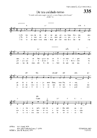 Hinário Para o Culto Cristão De Teu Cuidado Terno score for Keyboard