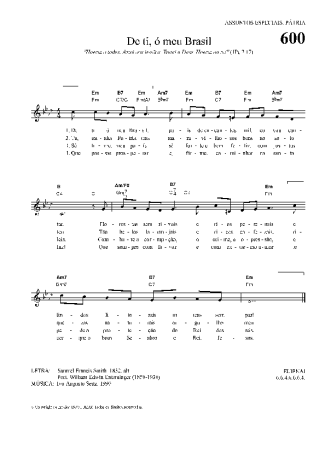 Hinário Para o Culto Cristão  score for Keyboard