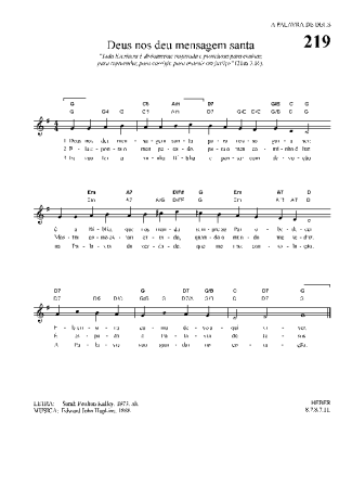 Hinário Para o Culto Cristão  score for Keyboard