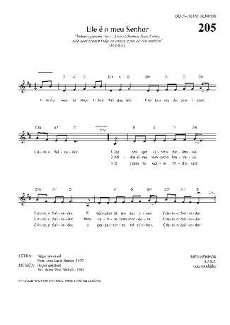 Hinário Para o Culto Cristão  score for Keyboard