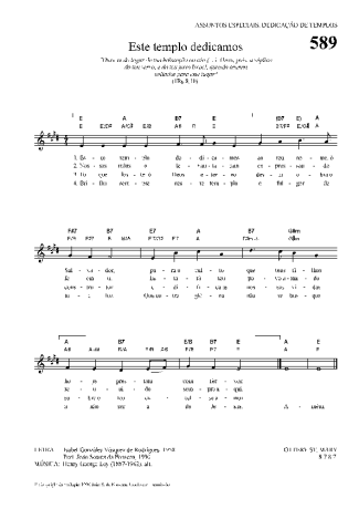 Hinário Para o Culto Cristão  score for Keyboard