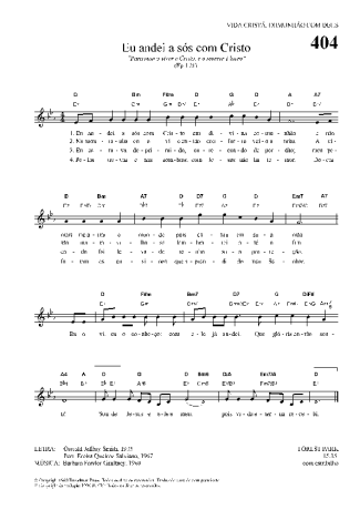 Hinário Para o Culto Cristão  score for Keyboard