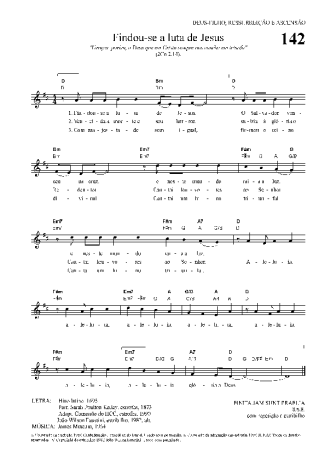 Hinário Para o Culto Cristão  score for Keyboard