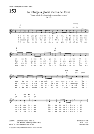 Hinário Para o Culto Cristão  score for Keyboard