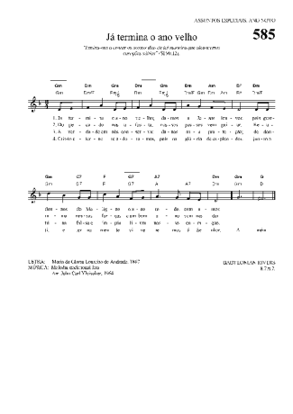 Hinário Para o Culto Cristão  score for Keyboard