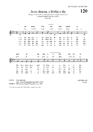 Hinário Para o Culto Cristão  score for Keyboard