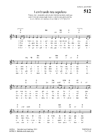 Hinário Para o Culto Cristão  score for Keyboard