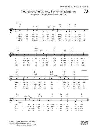 Hinário Para o Culto Cristão  score for Keyboard