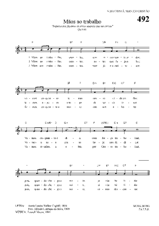 Hinário Para o Culto Cristão  score for Keyboard