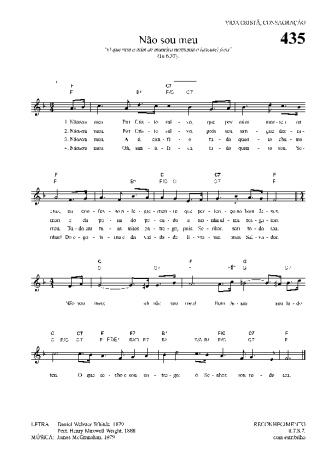 Hinário Para o Culto Cristão  score for Keyboard