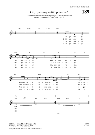 Hinário Para o Culto Cristão  score for Keyboard