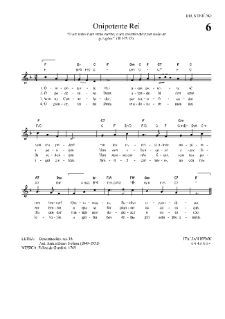 Hinário Para o Culto Cristão  score for Keyboard