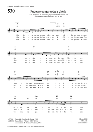 Hinário Para o Culto Cristão  score for Keyboard