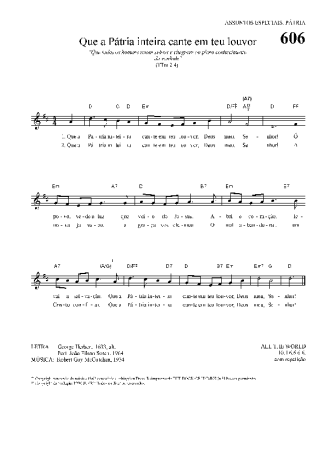 Hinário Para o Culto Cristão  score for Keyboard