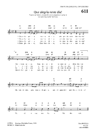 Hinário Para o Culto Cristão  score for Keyboard