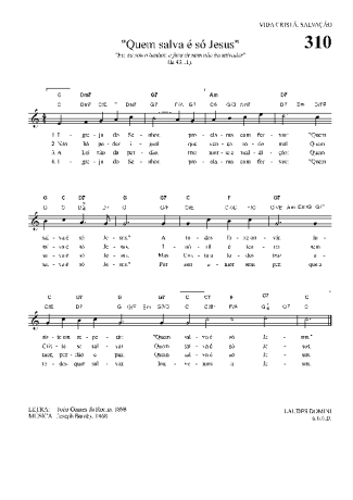 Hinário Para o Culto Cristão  score for Keyboard