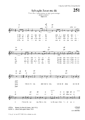 Hinário Para o Culto Cristão  score for Keyboard