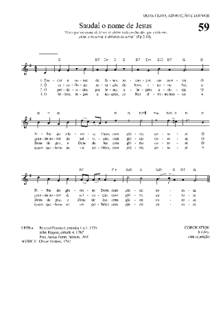 Hinário Para o Culto Cristão  score for Keyboard