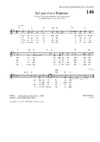 Hinário Para o Culto Cristão  score for Keyboard