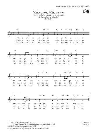 Hinário Para o Culto Cristão  score for Keyboard