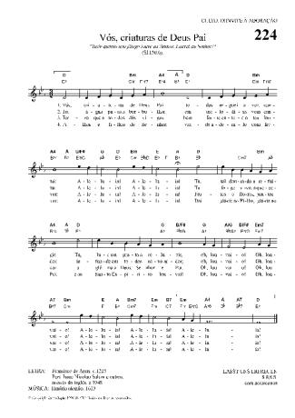 Hinário Para o Culto Cristão  score for Keyboard