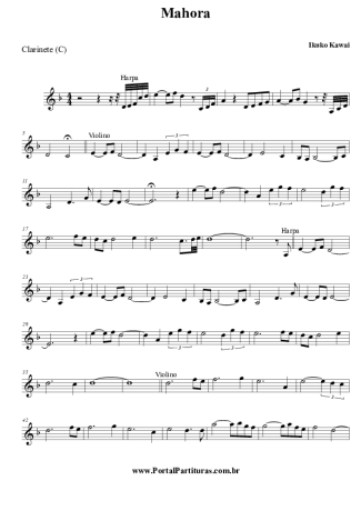 Ikuko Kawai Mahora score for Clarinet (C)