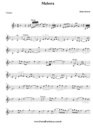 Ikuko Kawai Mahora score for Violin