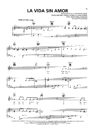 Il Divo  score for Piano