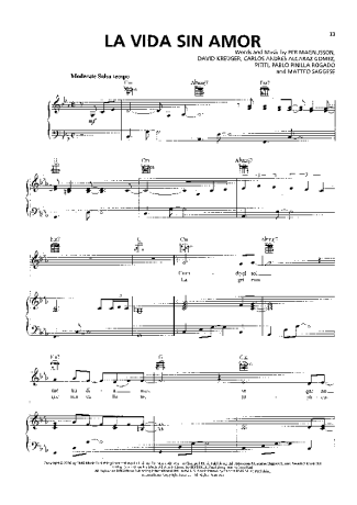 Il Divo  score for Piano