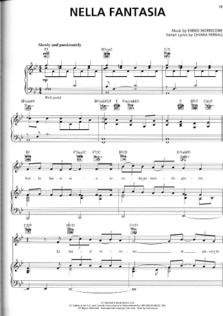 Il Divo  score for Piano