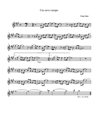 Ivan Lins  score for Tenor Saxophone Soprano Clarinet (Bb)