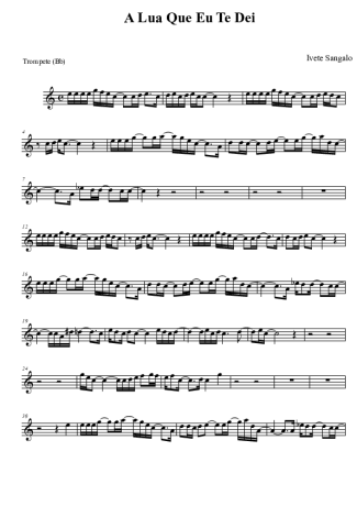 Ivete Sangalo  score for Trumpet