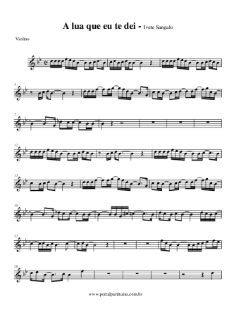 Ivete Sangalo  score for Violin