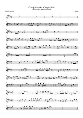 Jamily  score for Alto Saxophone